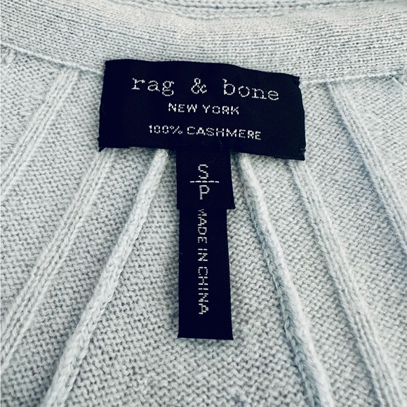 Rag & Bone V neck cashmere sweater - Picture 4 of 5